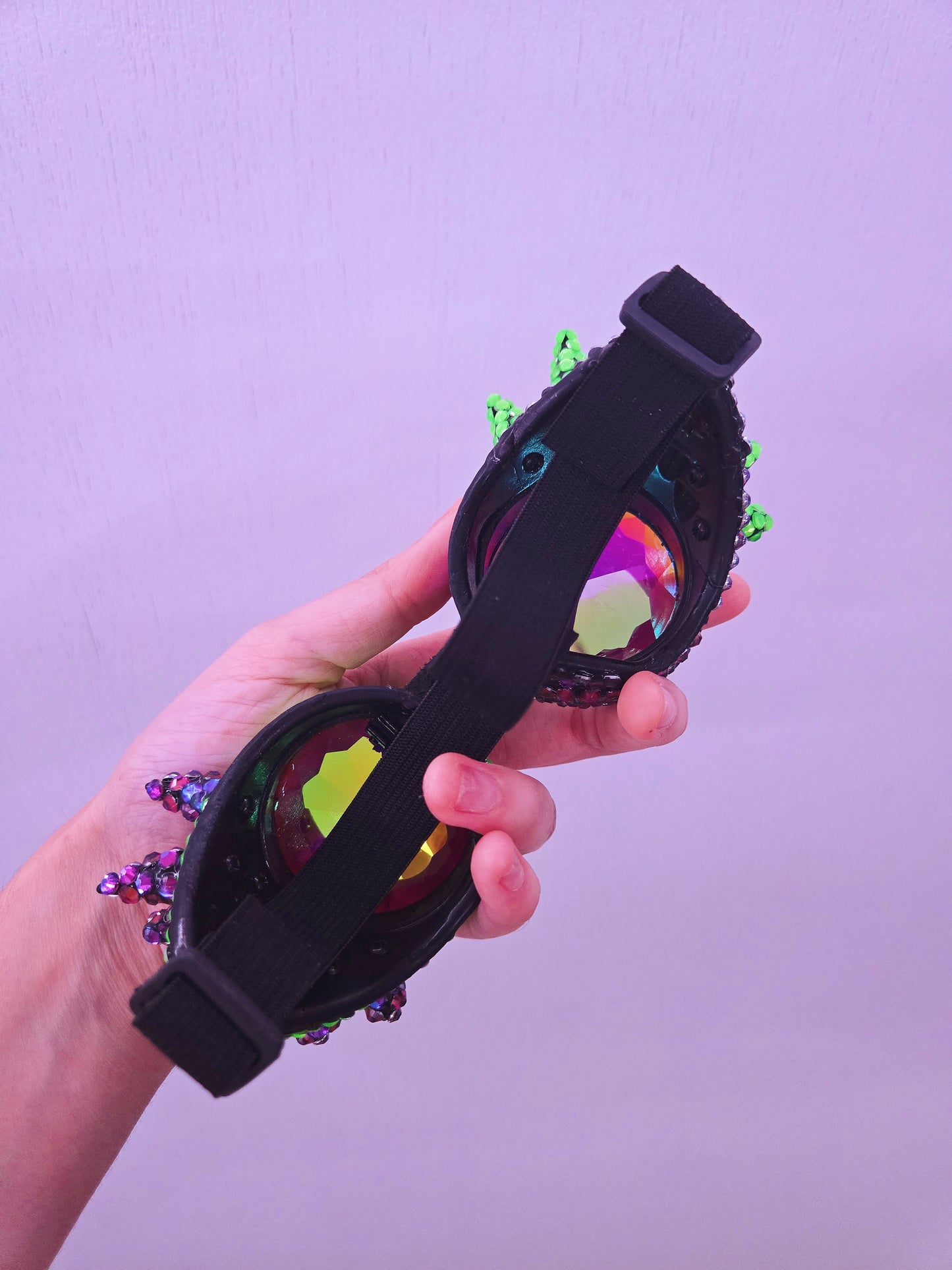 Split Crystal Kaleidoscope Goggles